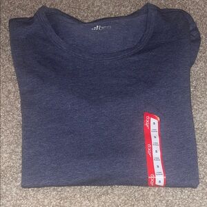BCG Women’s  Heather Navy Longsleeve tee